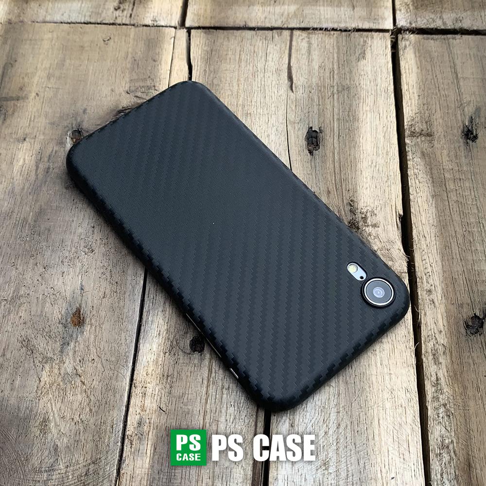 Ốp lưng siêu mỏng, vân carbon dành cho iPhone XR - Màu đen - PS Case Phân Phối