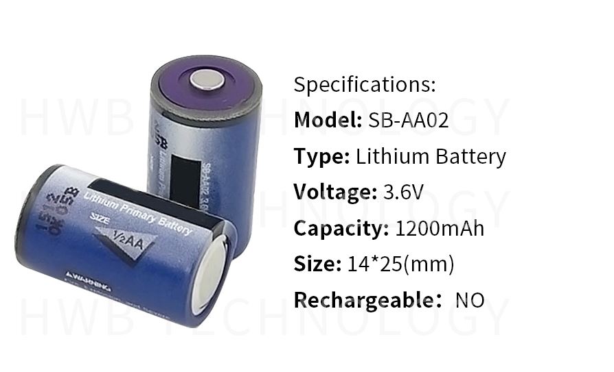 Pin nuôi nguồn Tekcell SB-AA02 ER14250 3.6V size 1/2AA