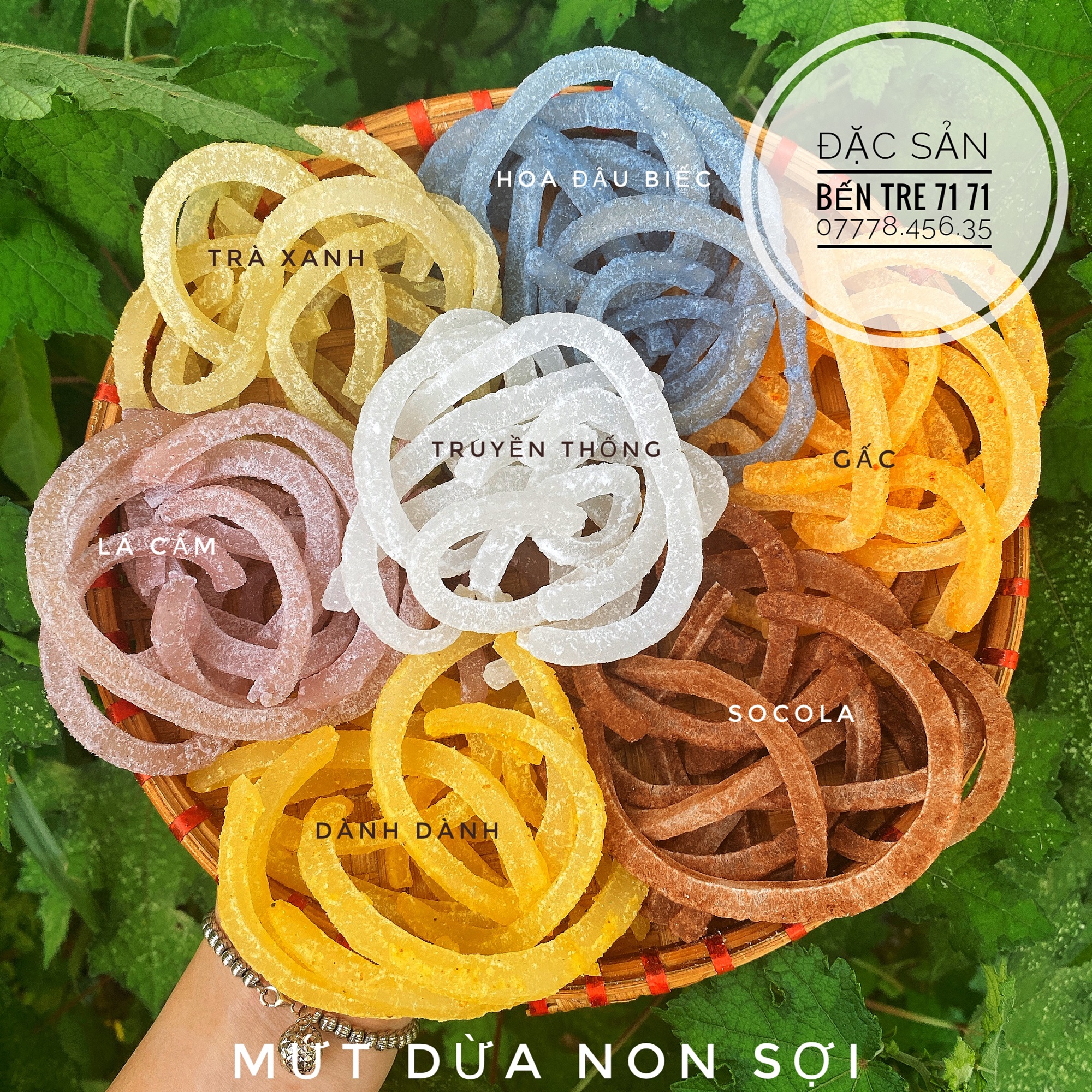 [LOẠI 1 ÍT NGỌT] Mứt Dừa Non Dẻo Cao Cấp - Đặc Sản Bến Tre 71