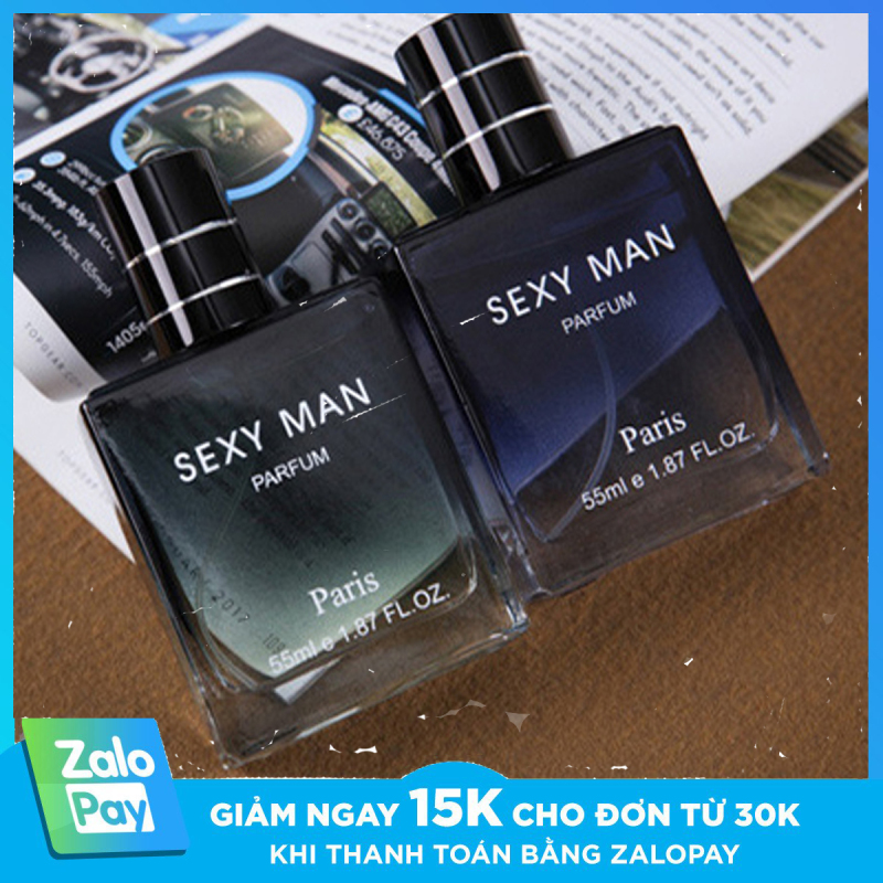 [GIÁ DÙNG THỬ] Nước Hoa Nam, Nước Hoa Nam Cao Cấp Thơm Lâu Sexy Man, Nuoc Hoa Nam, Nuoc Hoa Nam Thơm Lâu Nam Tính, Mạnh Mẽ 💖 Hương Thơm Nhẹ Nhàng, Quyến Rũ, Thể Tích 55ml nhập khẩu