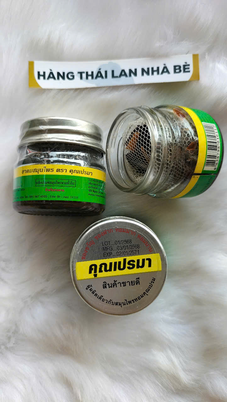 Dầu Hít Xoang Thảo Mộc Khun Prema Thái Lan 8ml