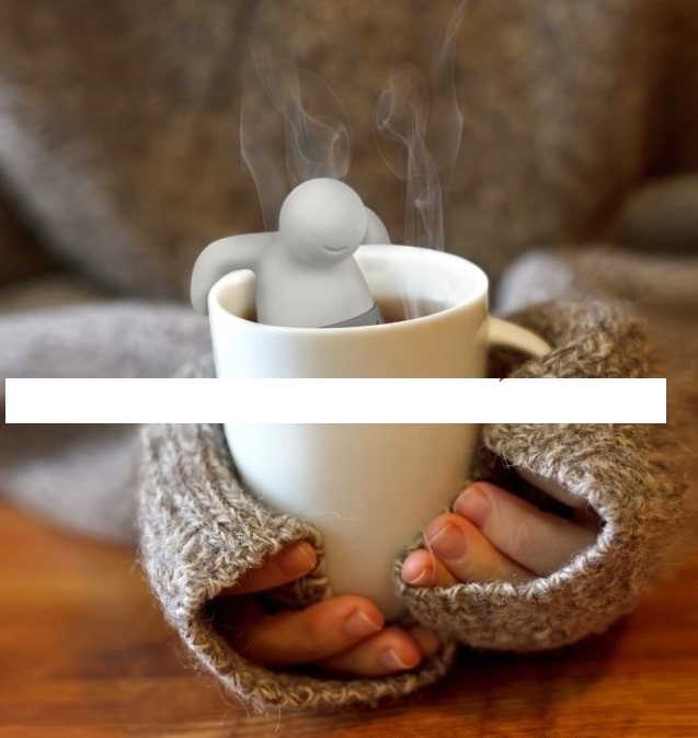 dụng cụ hình người ngâm trà uống