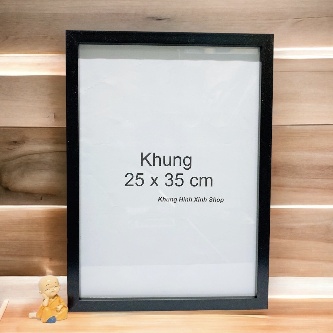 Khung giấy khen ( lọt lòng 25x35 cm ) - Mặt kính 2mm