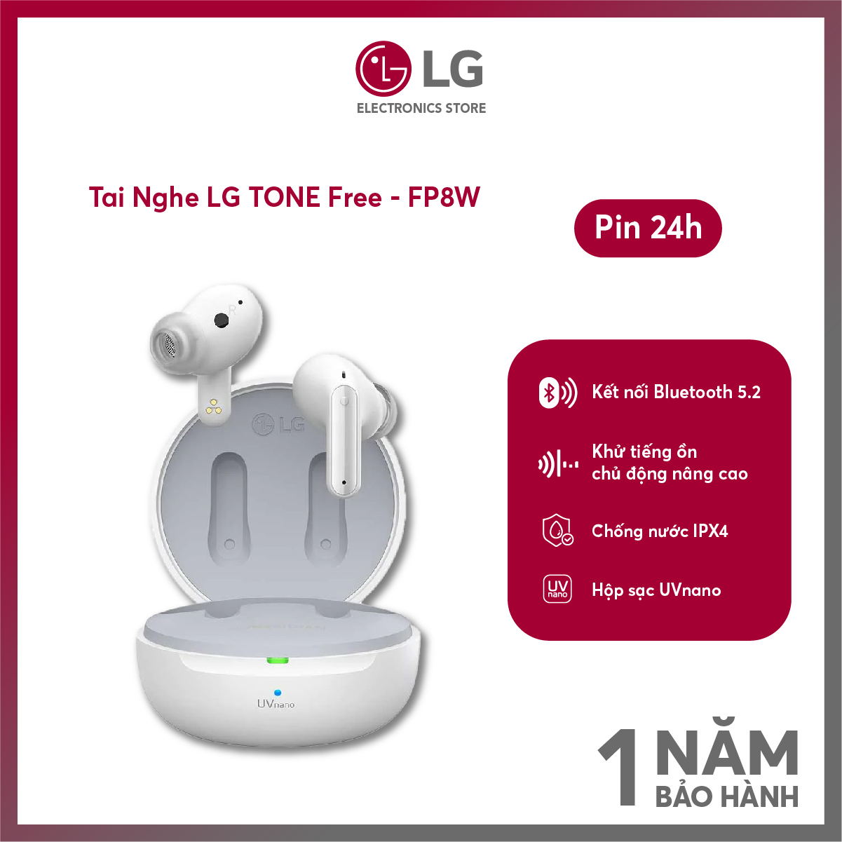 Tai nghe LG TONE Free FP8
