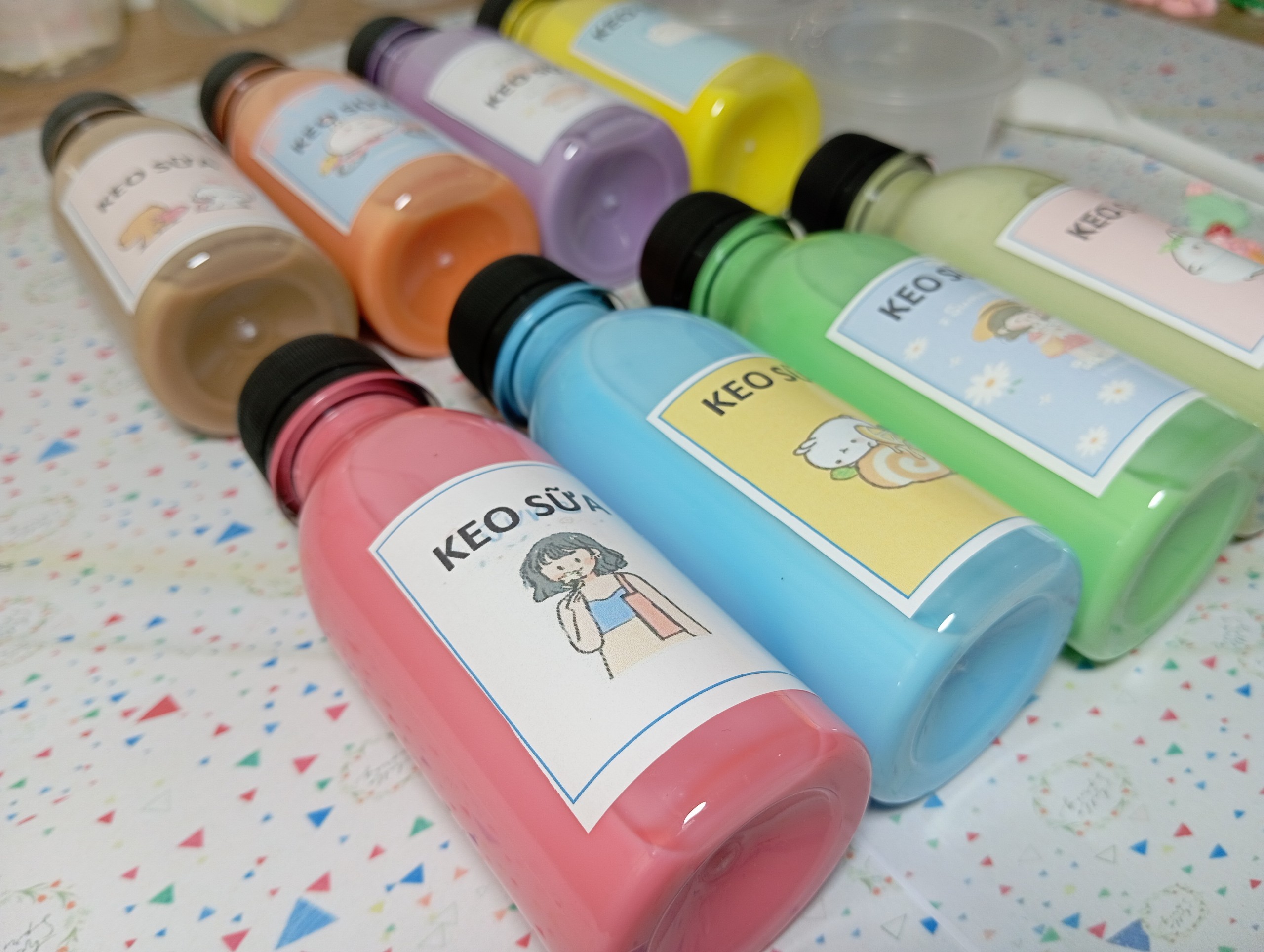 (BK10) KIT LÀM SLIME BASIC - DỤNG CỤ LÀM SLIME CƠ BẢN, AN TOÀN, ĐƠN GIẢN