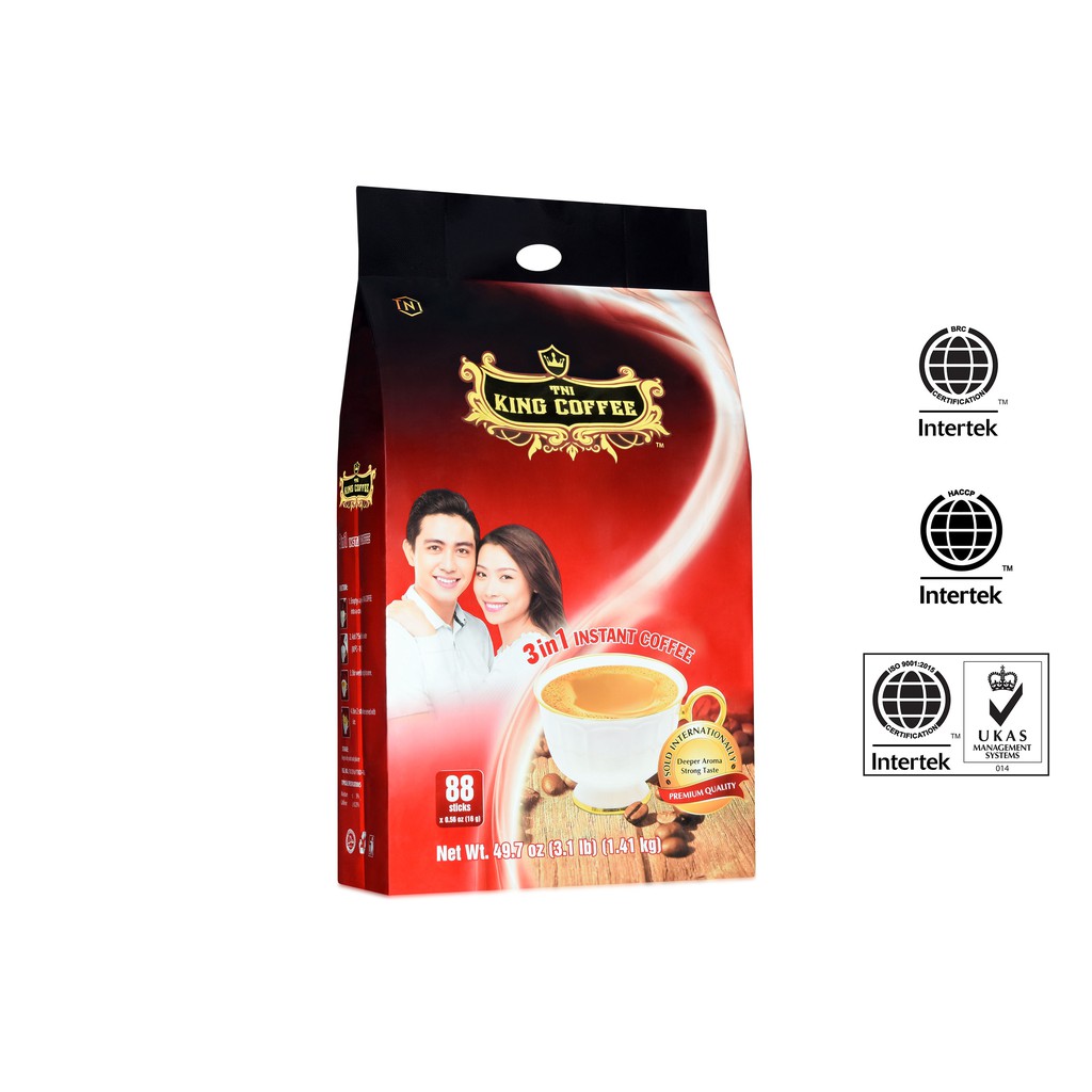 Cà Phê Hòa Tan 3In1 King Coffee- 88 gói * 16g