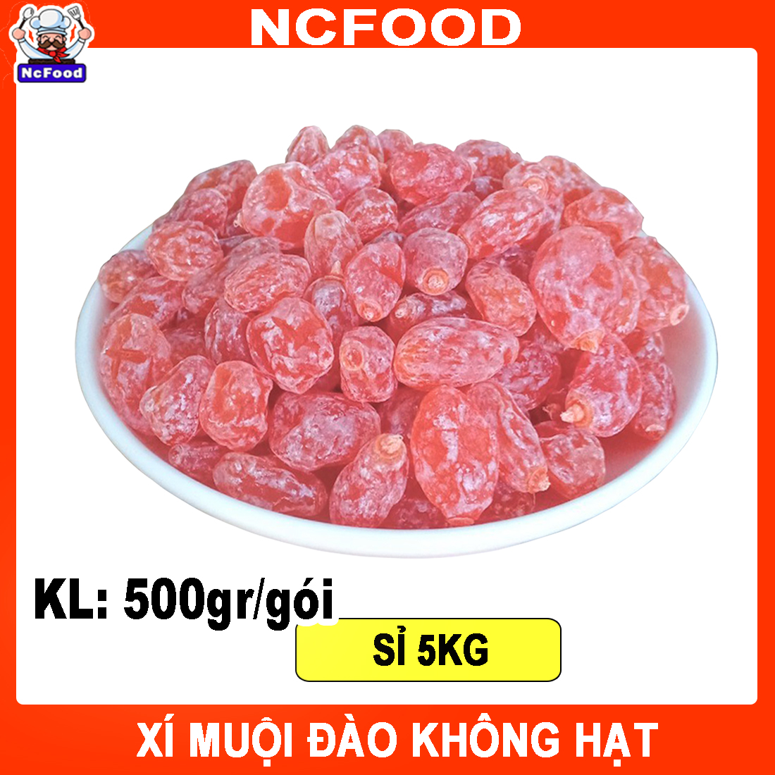 Xí muội Đào 500G (xí muội không hạt)