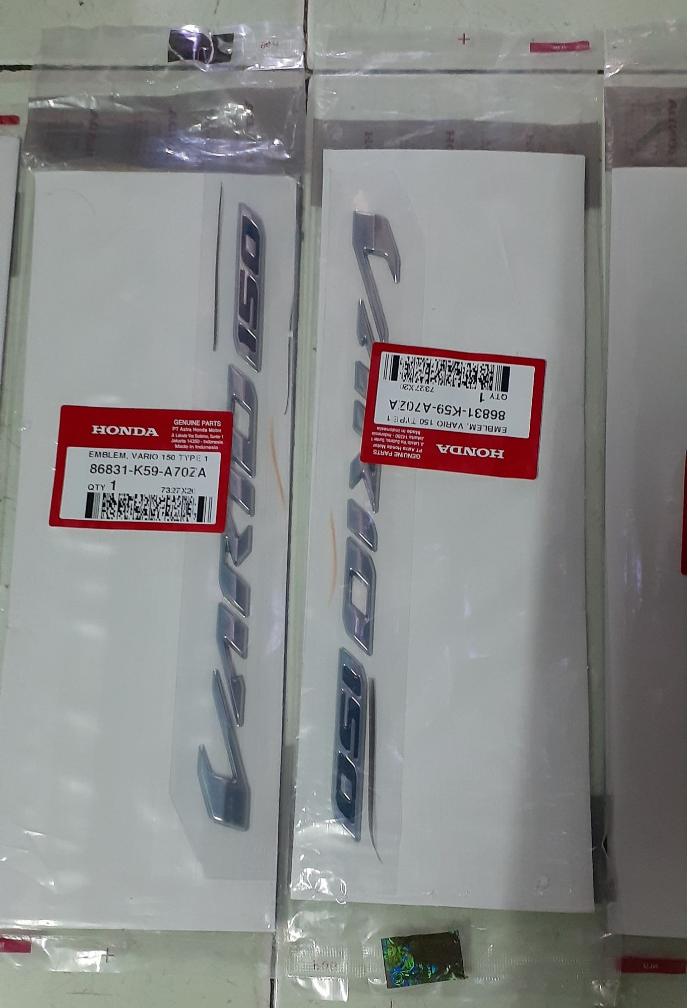 [HCM]cặp chữ VARIO 150 indo