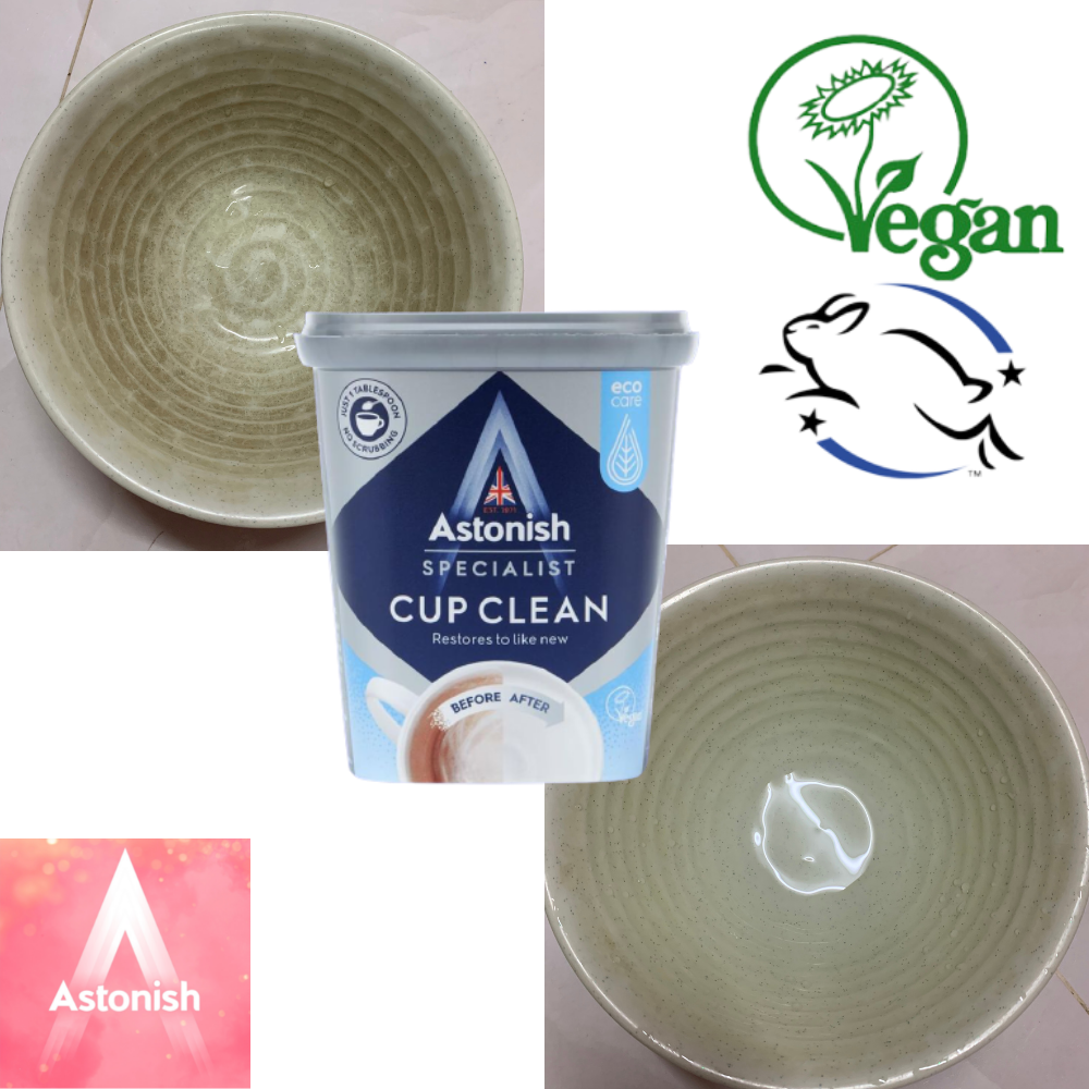 Bột tẩy cặn chè, cà phê, cặn canxi ấm siêu tốc Astonish C9630