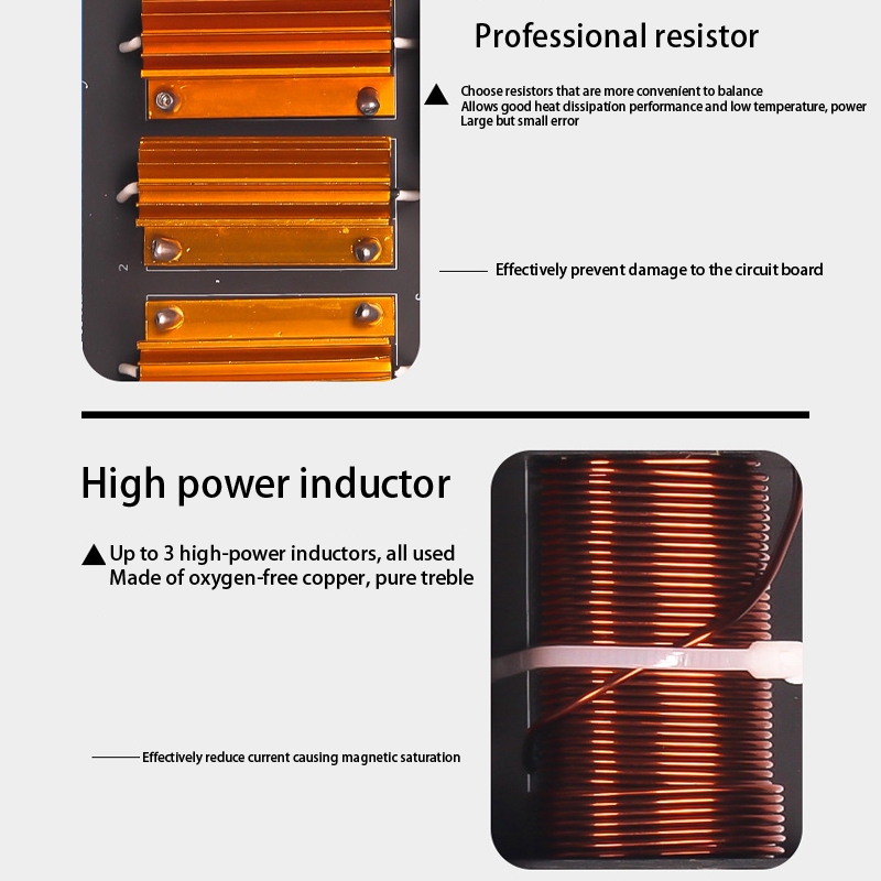 1500W High Power Speaker Crossover 3 Way HighLow 8 Ohm Frequency