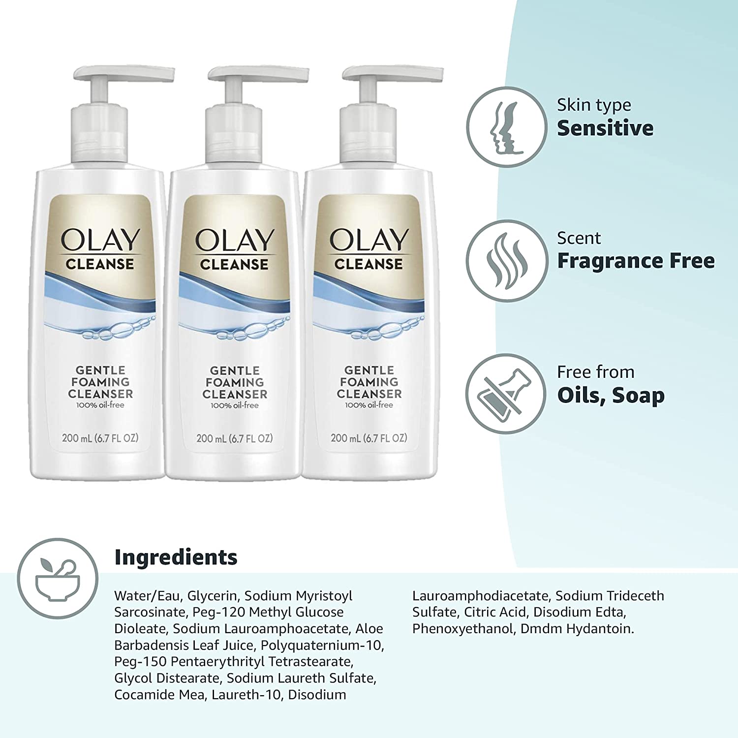 [ hàng chính hãng) sữa rửa mặt olay cleanse 200ml