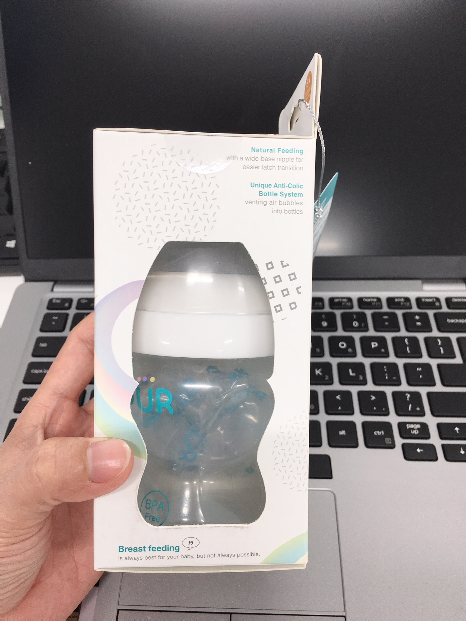 [HCM]BÌnh Sữa Pur Advanced cổ rộng 150ml - 250ml Thái Lan