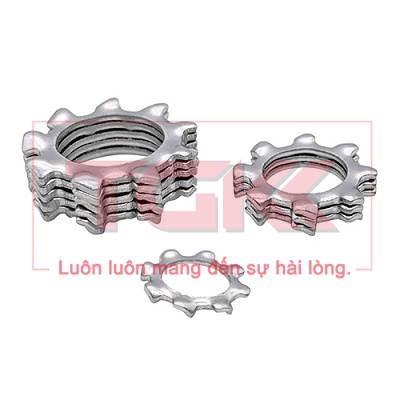 Long đen răng cưa ngoài mạ kẽm M18-M24