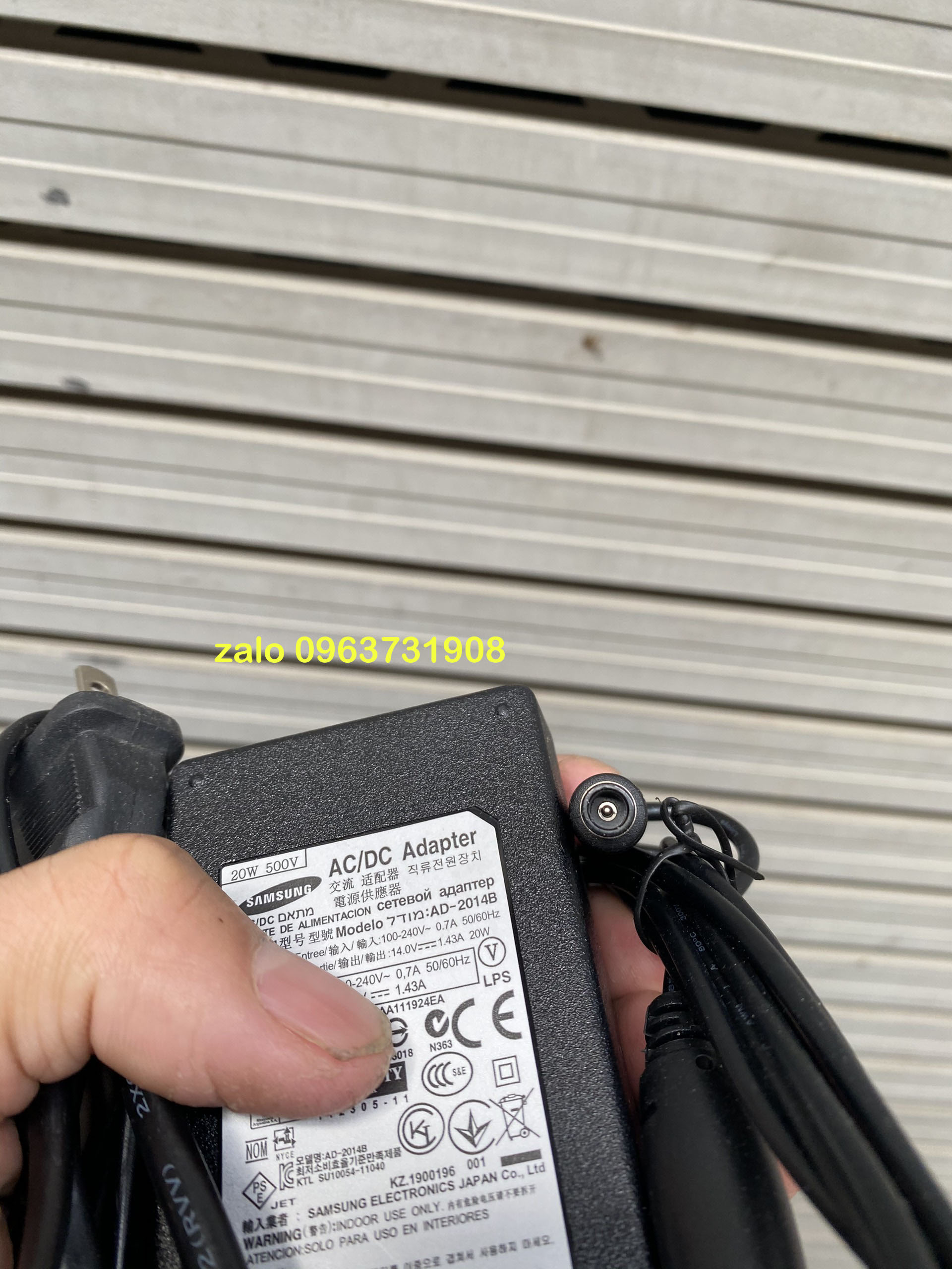 Adapter nguồn màn hình samsung 14v 1.43A