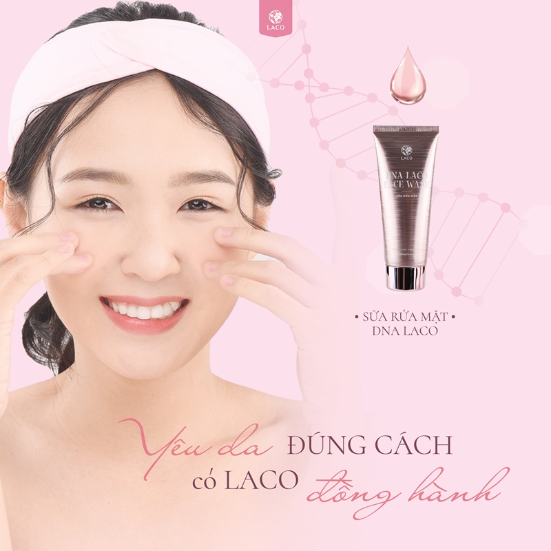 SỮA RỬA MẶT LACO DNA(Laco DNA Face wash)