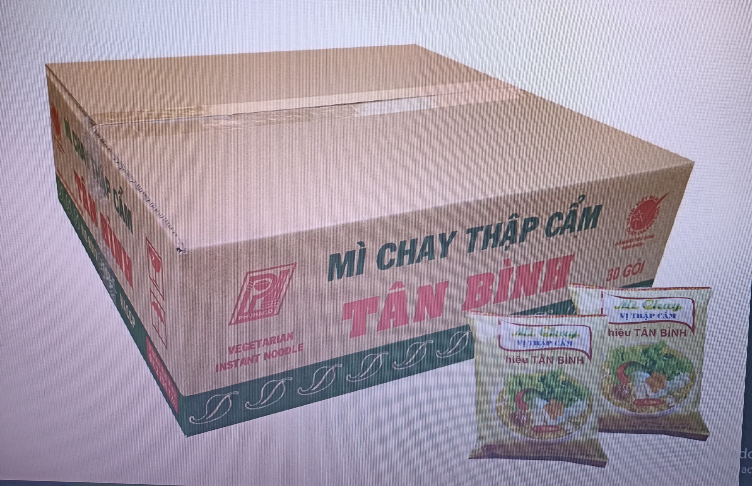 Mì Chay Thập Cẩm Tân Bình - 30 gói x 60 gr