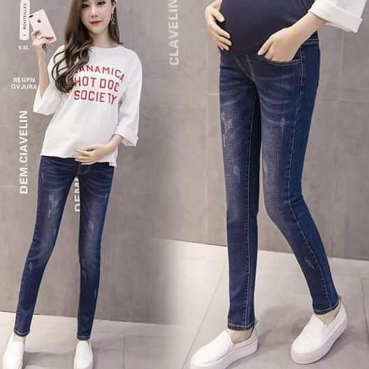QUẦN JEANS BẦU THỜI CÔNG SỞ