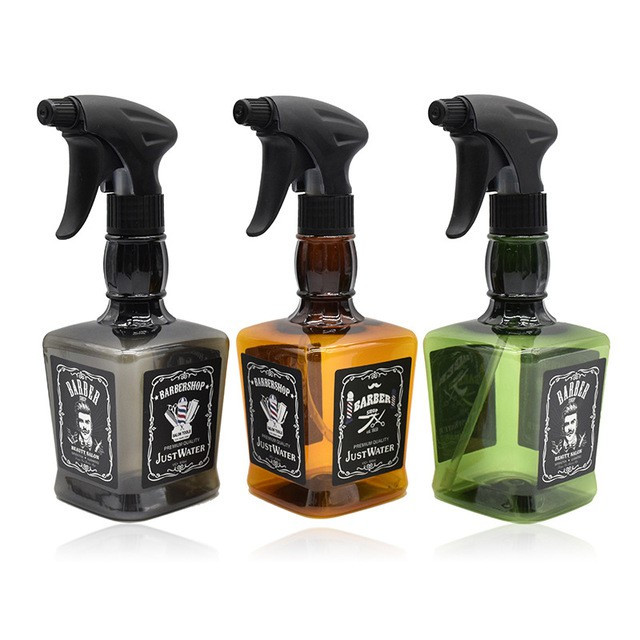 Bình xịt nước cắt tóc barber vuông 650ml