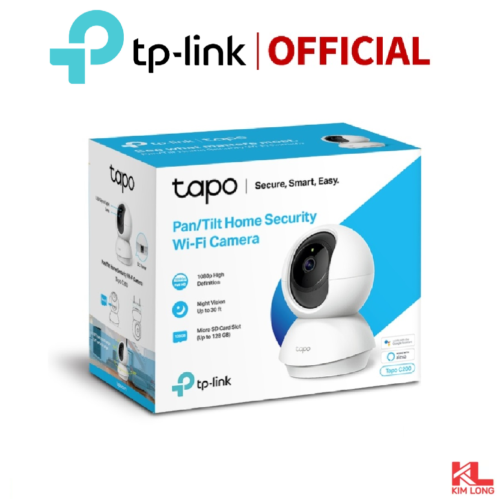 TP-Link TPO C200 WiFi IP camera full HD 1080p smart IR-surveillance camera TP Link 2 years warranty 1 to 1 Exchange-IP camera-camera WiFi