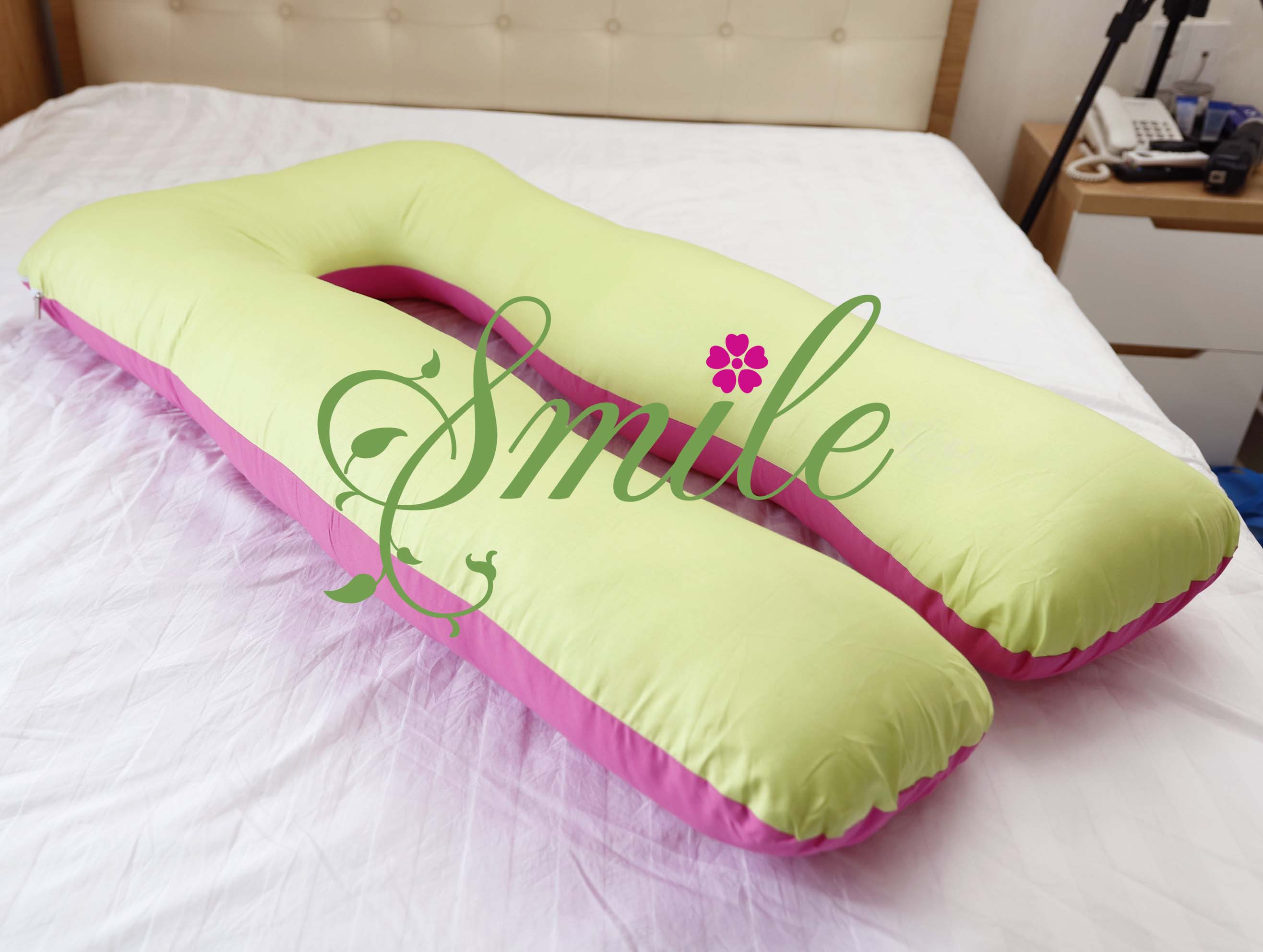 Vỏ gối ôm bà bầu Smile
