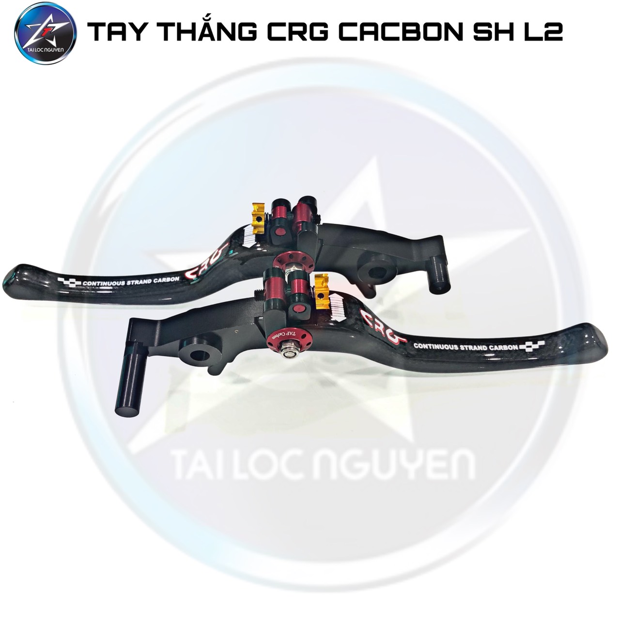 TAY THẮNG CRG CACBON CHO XE MÁY