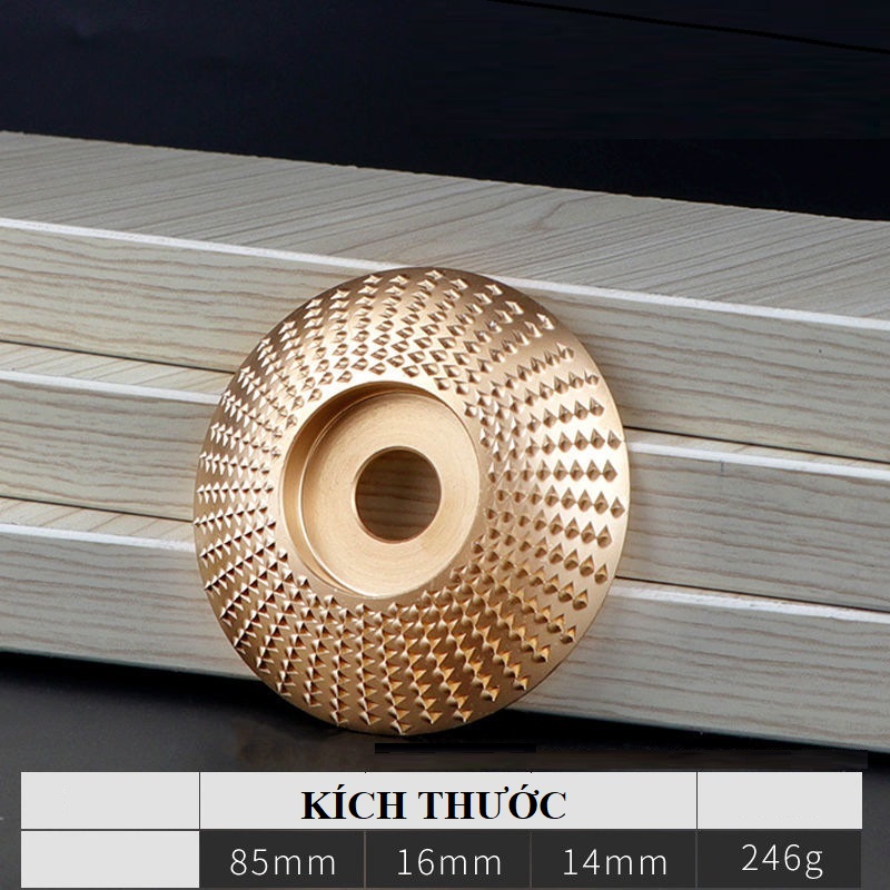 Đĩa phay mài cắt gỗ đa năng gắn máy mài cầm tay