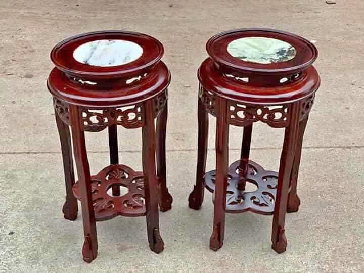 Đôn phượng gỗ gụ ( mặt 30x30 cm cao 60cm)