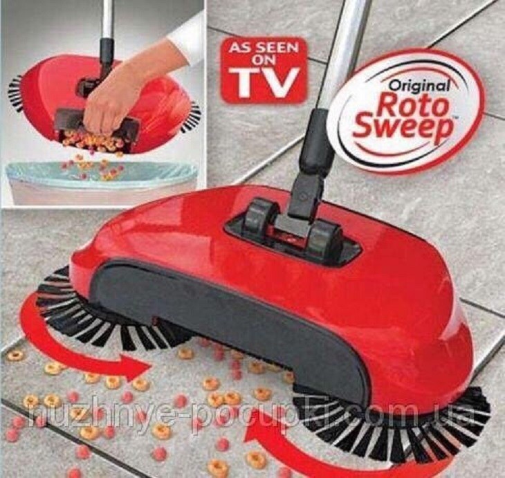 Chổi quét nhà hút bụi tự động thông minh 360 độ