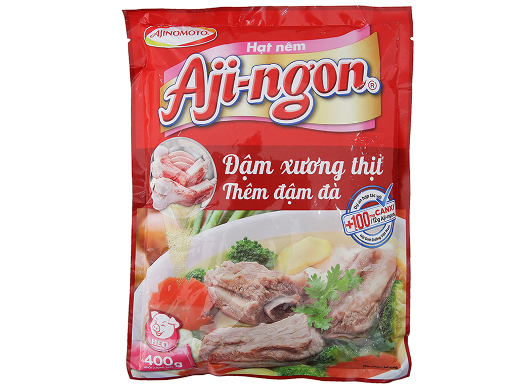 Hạt nêm xương, thịt heo Aji-ngon gói 400g