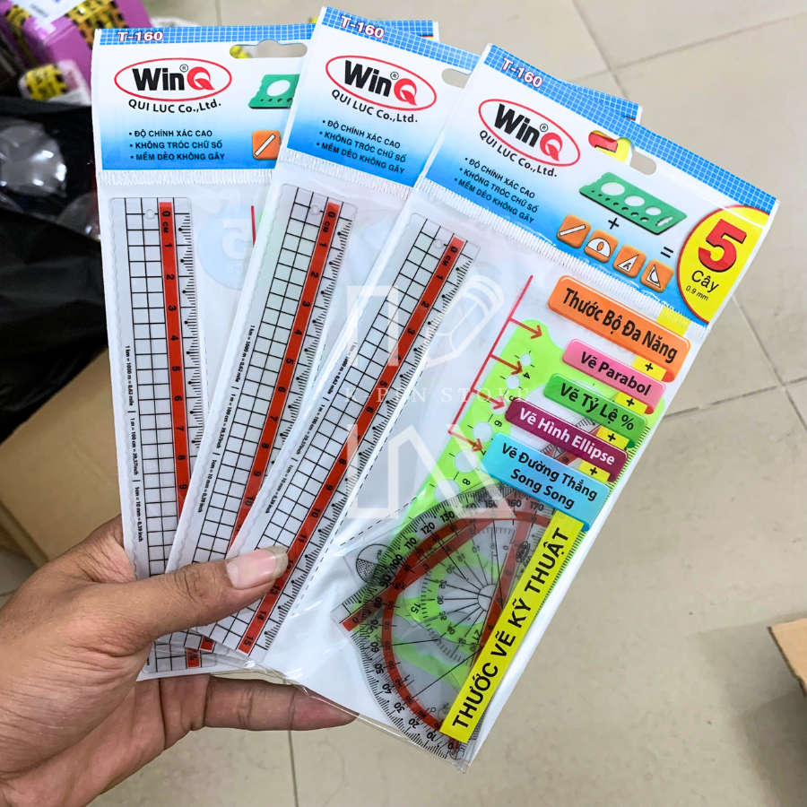 Thước Bộ 5 Món WinQ T160 - K Pen