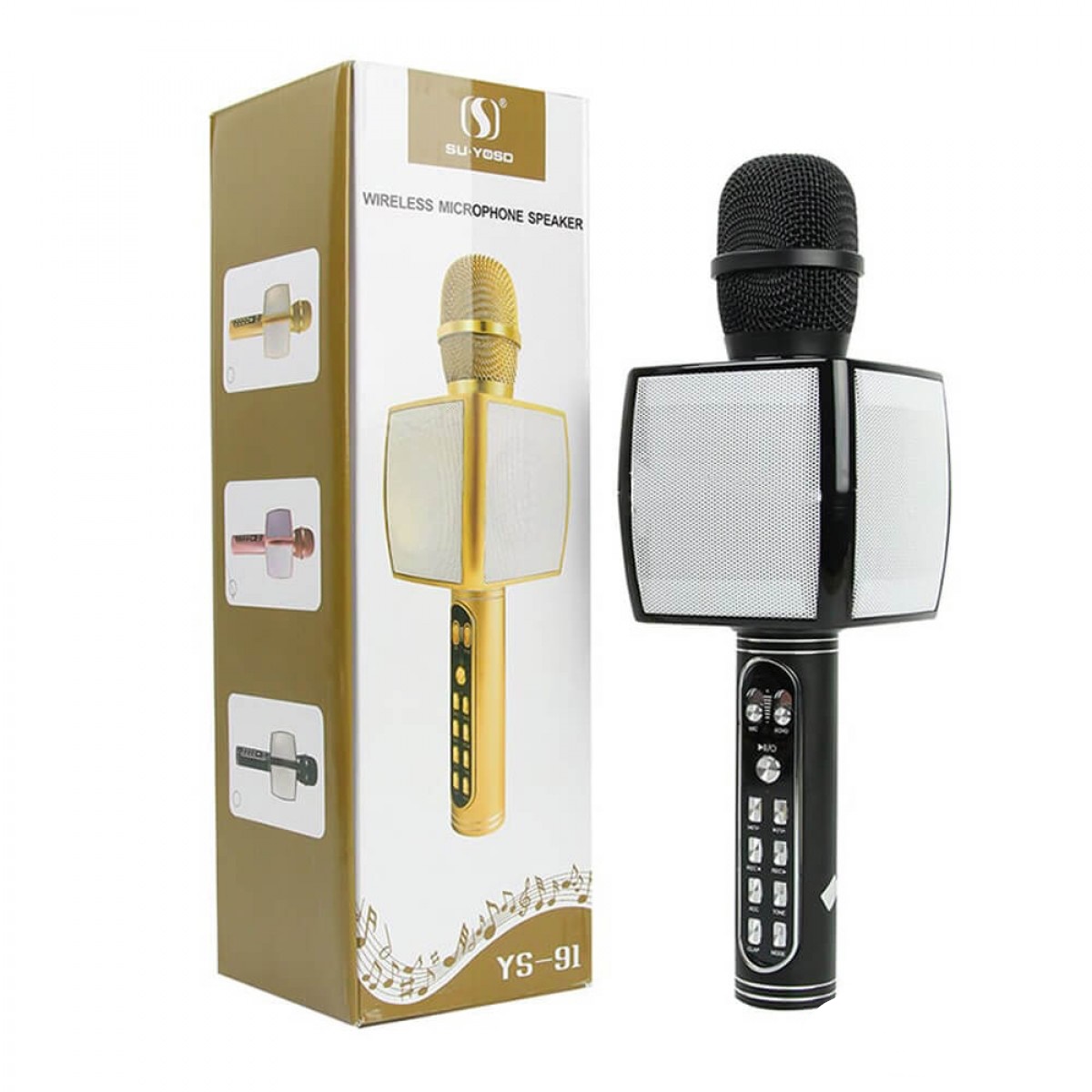 Micro hát karaoke cực hay ys-91, 3in1 tích hợp loa bluetooth âm thanh cực đỉnh - hát cực hay. bảo hành 1 năm.
