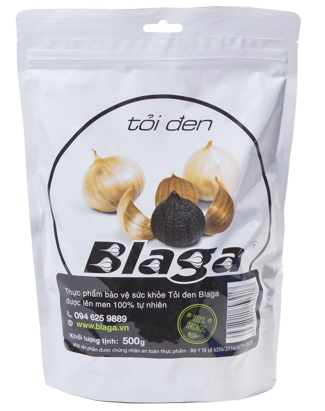 Bộ 5 Tỏi Đen Blaga Túi (500g / Túi)