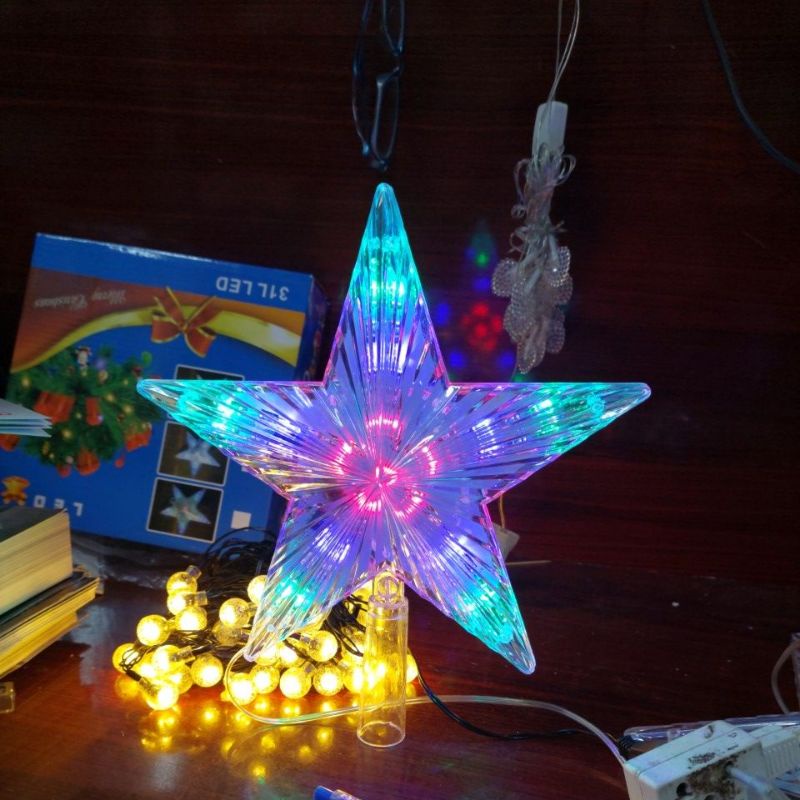 Đèn led ngôi sao gắn đỉnh cây thông noel - Sáng Việt - Điện, Quạt, Đèn