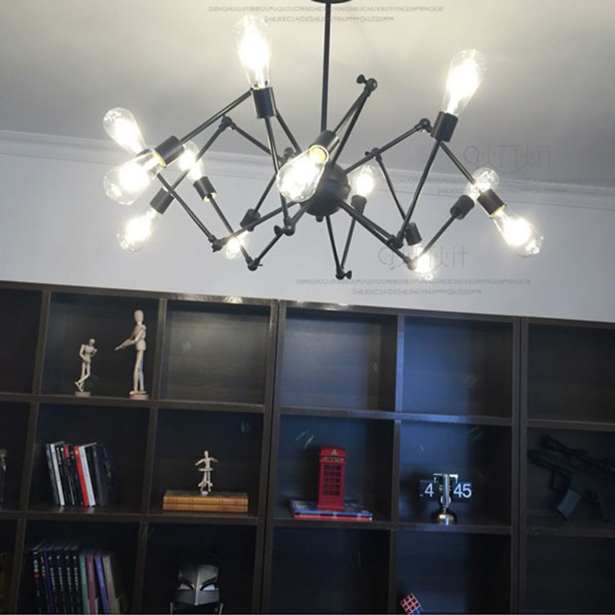 Đèn chùm sắt hình chân nhện cứng TH131 - AnAn Decor