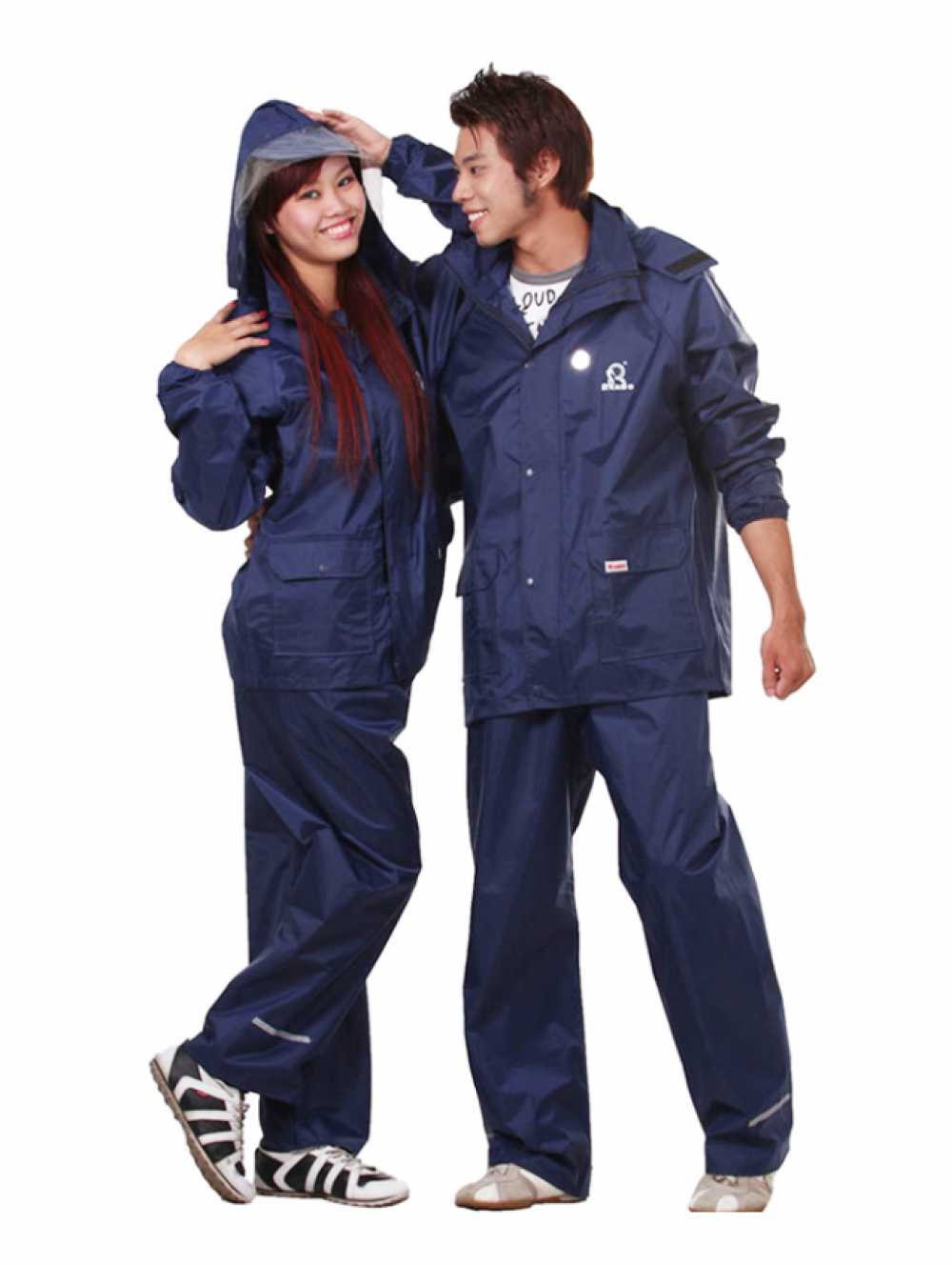 Bộ Áo Mưa A+ Chính Hãng Rando (Màu Xanh Đen)