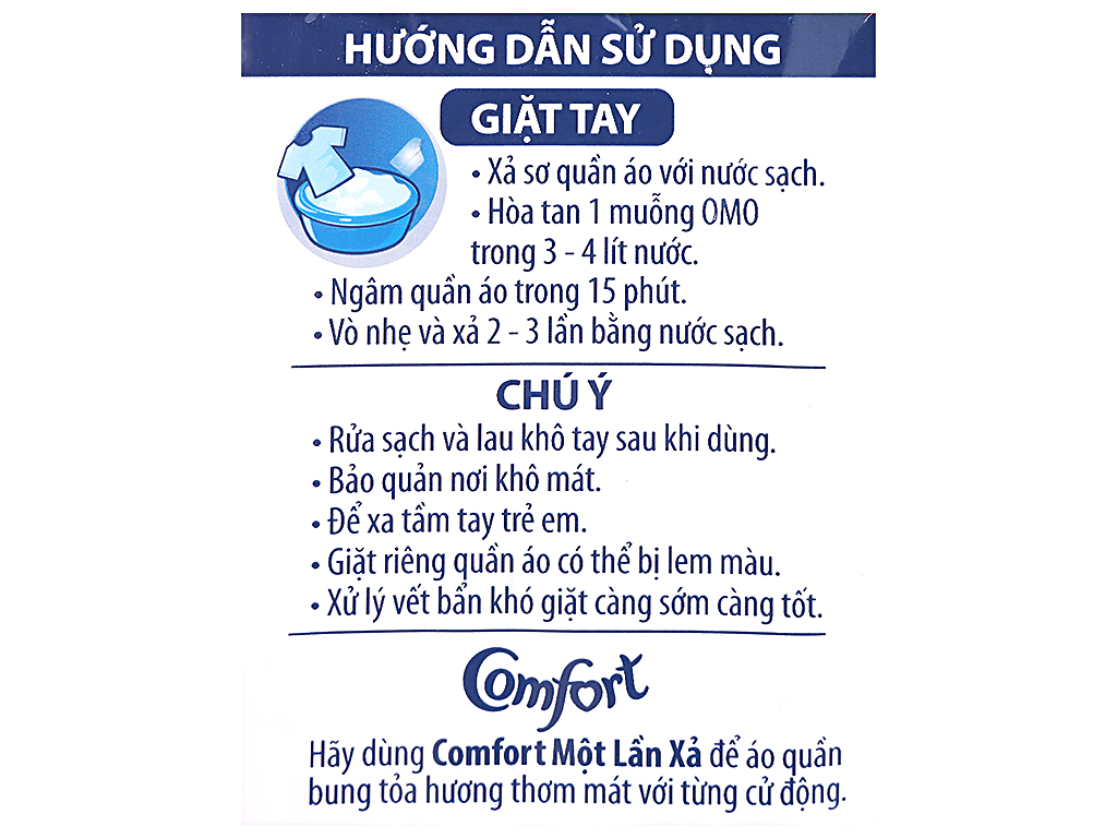 Combo 3 Bột giặt OMO Tinh dầu thơm 360g