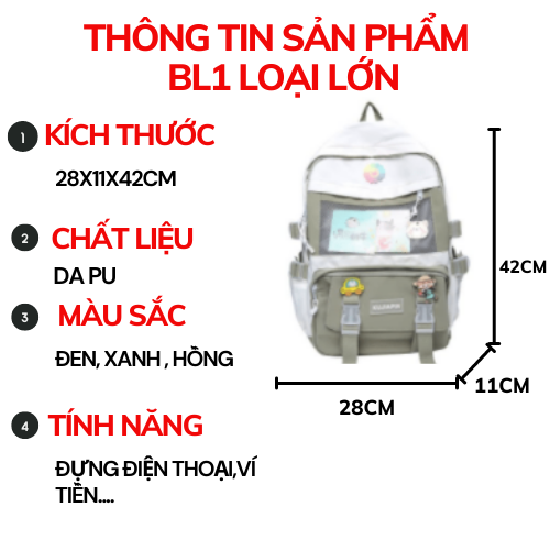 HOÀN TIỀN 15% - Balo nữ nam ulzzang hàn quốc đựng laptop đi học đi chơi du lịch thời trang giá rẻ tặng kèm sticker LATIMO BL1