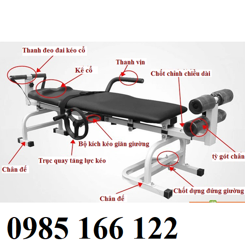 Giường kéo giãn đốt sống lưng giường cơ