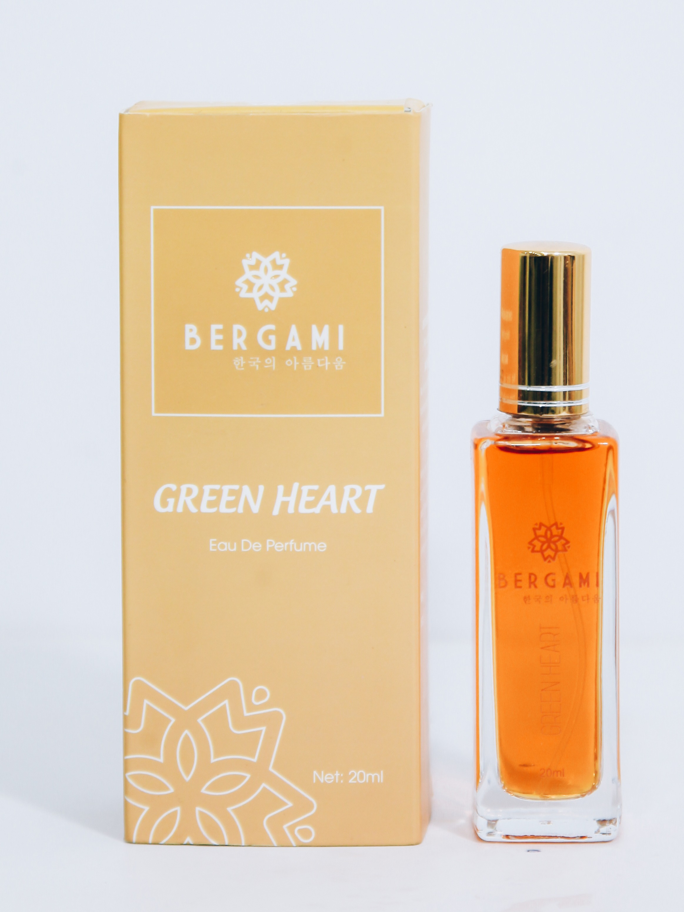 Nước hoa nữ Bergami Green Heart, nước hoa chính hãng XẠ HƯƠNG, mùi hương quyến rũ ngọt ngào và tươi mát 20ml