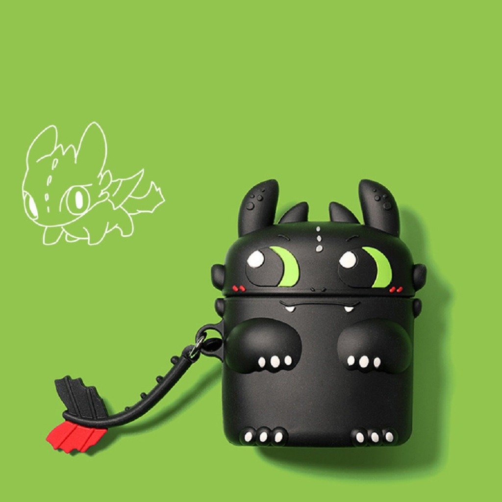 Airpods Case ⚡ Silicon Case Tai Nghe Không Dây Airpods 1/2/i12 hình Răng Sún