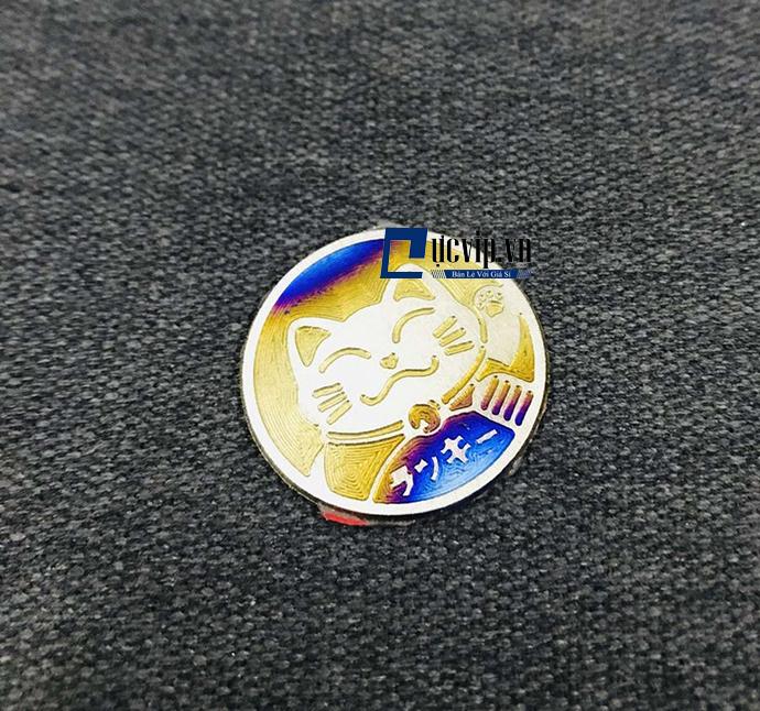 [HCM]Tem Titan Logo Mèo May Mắn Trang Trí Xe Máy MS1898