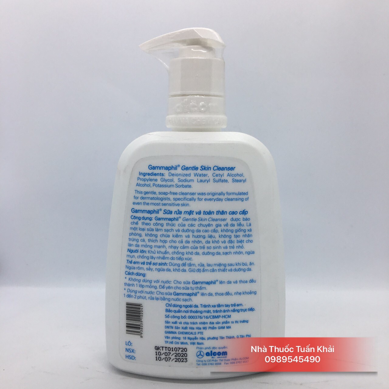 Sữa rửa mặt GAMMAPHIL dành cho mọi loại da- 500ml