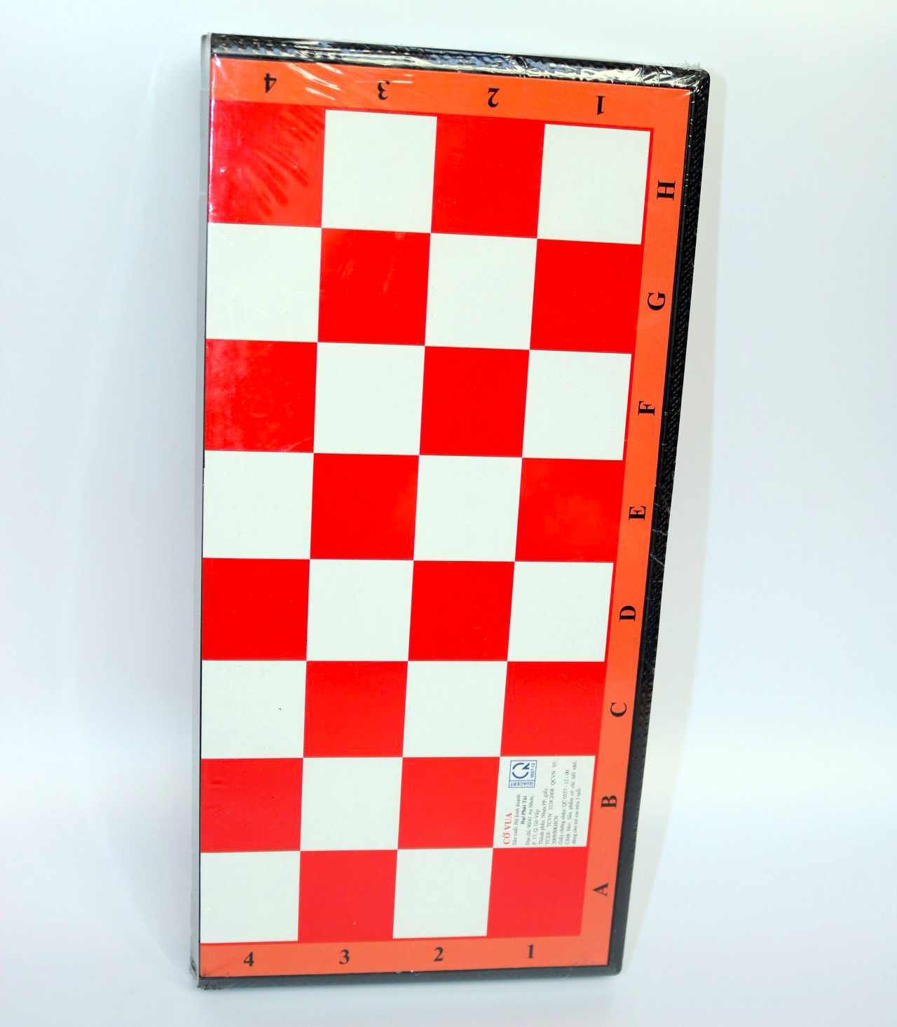 Set toy chess medium Crystal chessboard plastic small size-chess advanced production in Vietnam, đồ educational boardgame-liclac