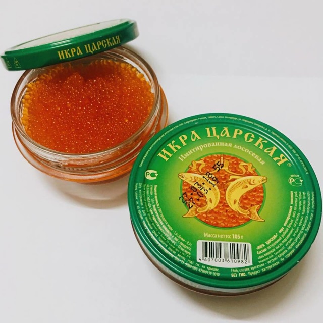 Trứng cá hồi đỏ 105g NK Nga