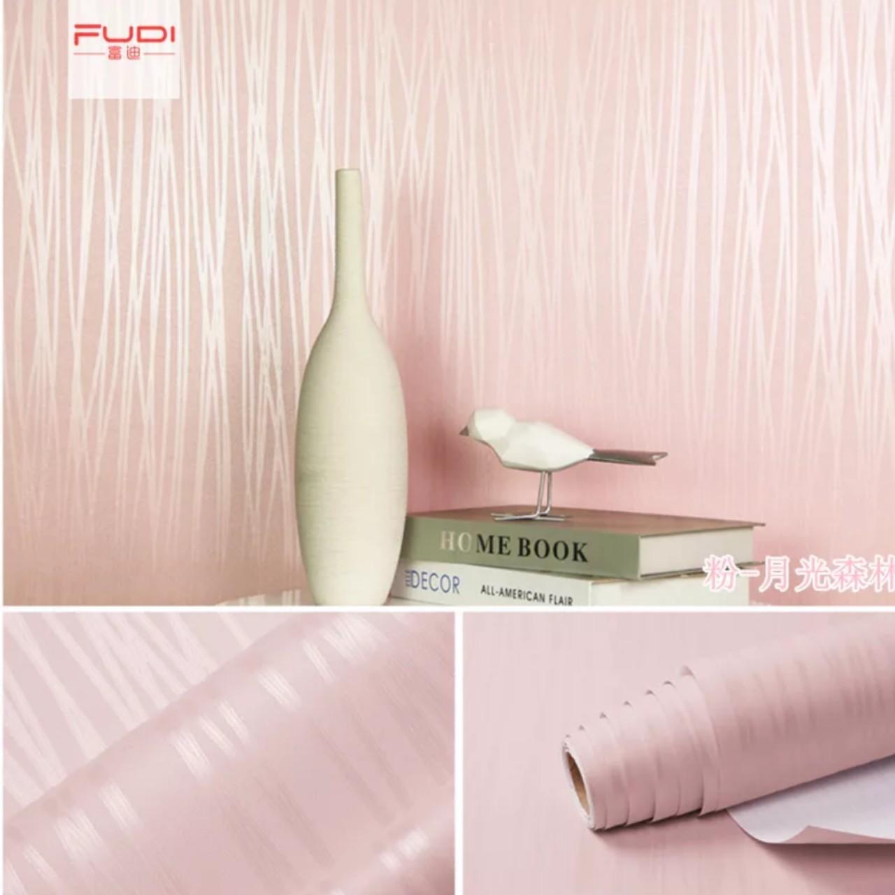 Cuộn 5m decal giấy dán tường các mẫu sợi chỉ khổ 45cm keo sẵn