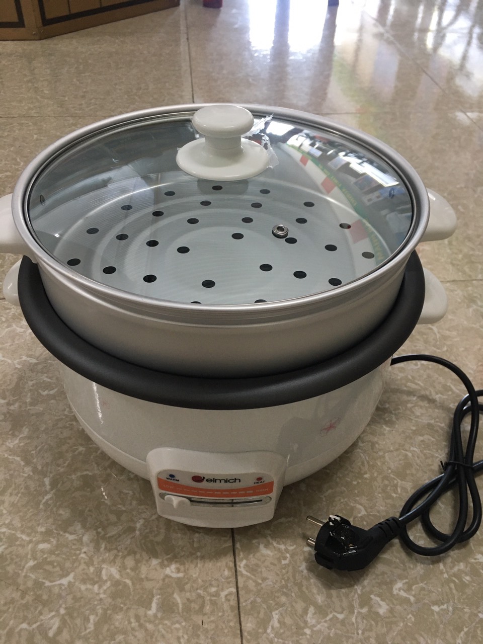 NỒI LẪU ĐIỆN  ELMICH ;  moden ; EL - 3566 ( CÓ GIÁ HẤP )