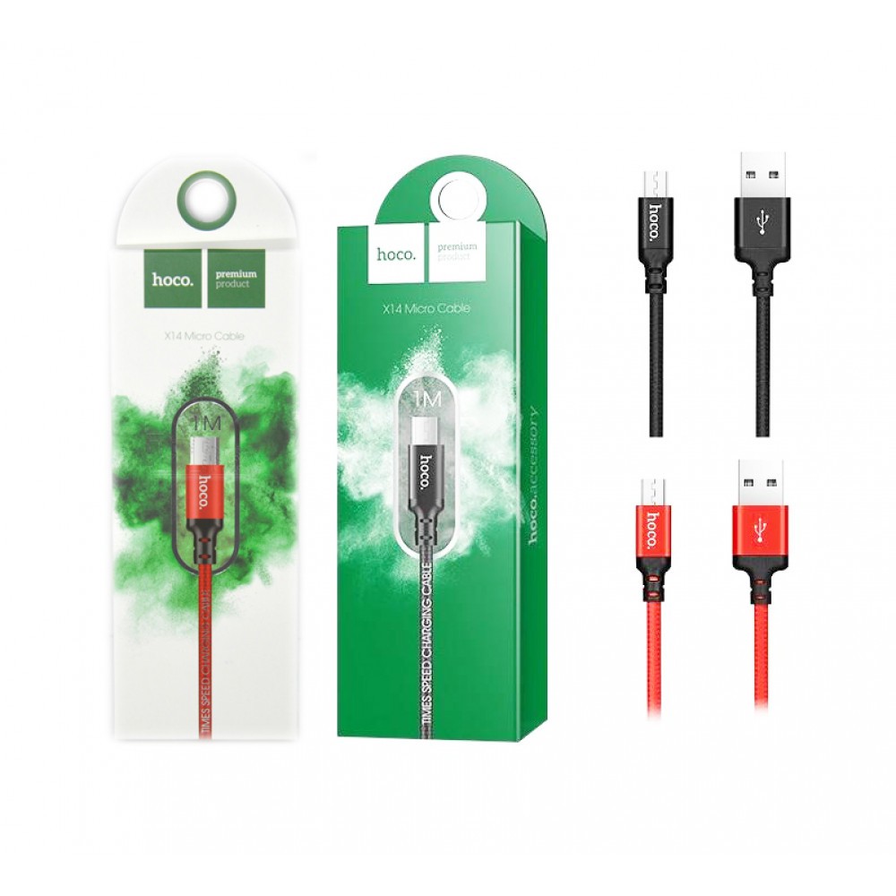 [HCM]Cáp Hoco x14 1M Dây Dù Siêu Bền Đầu MICRO