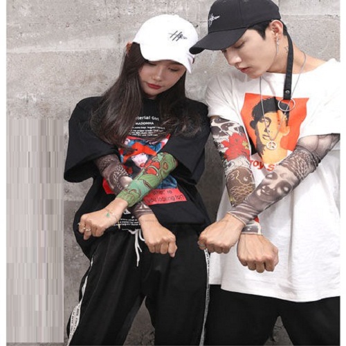 Bộ 2 Găng tay hình xăm tattoo