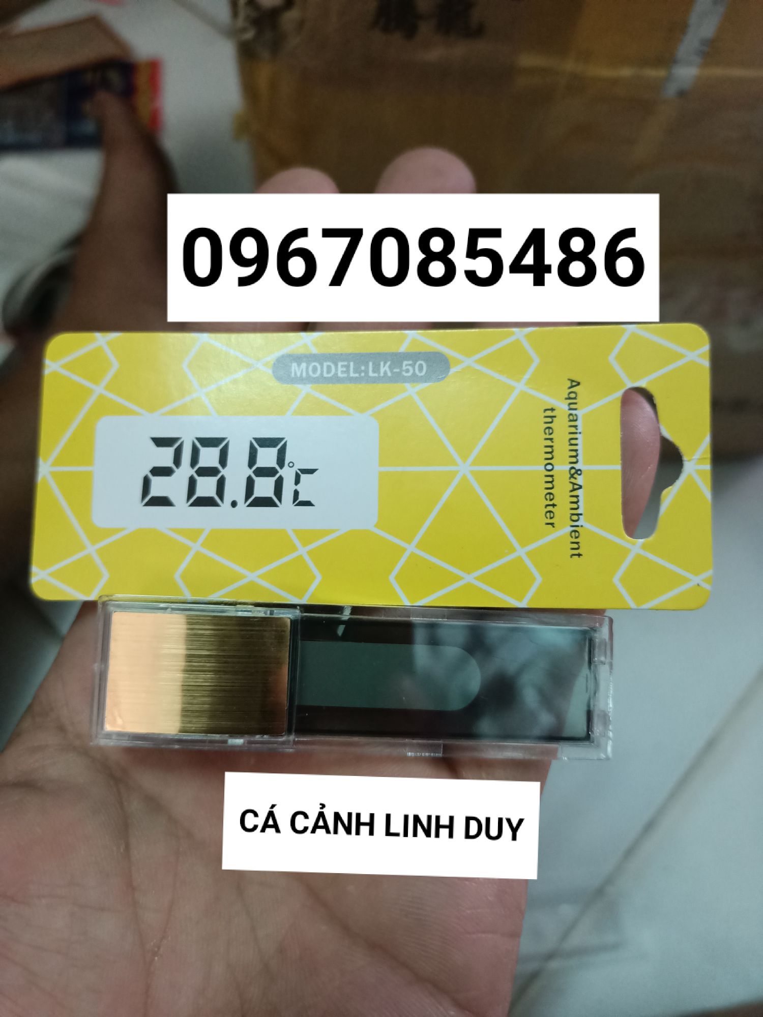 Nhiệt Kế Dán Hồ Cá Đo Nhiệt Độ Hồ Cá
