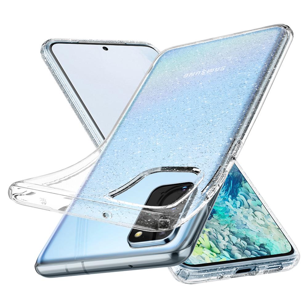 Ốp lưng dành cho Samsung Galaxy S20 Plus Spigen Liquid Crystal Glitter